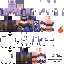 Minecraft skin texture, 64x64 pixels