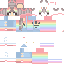 Minecraft skin texture, 64x64 pixels