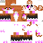 Minecraft skin texture, 64x64 pixels