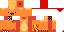 Minecraft skin texture, 64x32 legacy pixels
