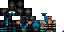 Minecraft skin texture, 64x32 legacy pixels
