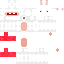 Minecraft skin texture, 64x64 pixels