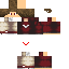 Minecraft skin texture, 64x64 pixels