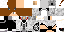 Minecraft skin texture, 64x32 legacy pixels