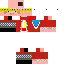 Minecraft skin texture, 64x64 pixels