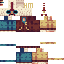 Minecraft skin texture, 64x64 pixels