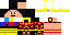 Minecraft skin texture, 64x32 legacy pixels