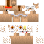 Minecraft skin texture, 64x64 pixels