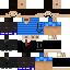 Minecraft skin texture, 64x64 pixels