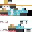 Minecraft skin texture, 64x64 pixels