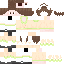 Minecraft skin texture, 64x64 pixels