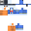 Minecraft skin texture, 64x64 pixels