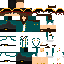 Minecraft skin texture, 64x64 pixels