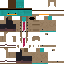 Minecraft skin texture, 64x64 pixels