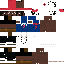Minecraft skin texture, 64x64 pixels