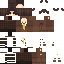 Minecraft skin texture, 64x64 pixels