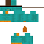 Minecraft skin texture, 64x64 pixels