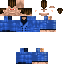 Minecraft skin texture, 64x64 pixels
