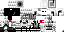 Minecraft skin texture, 64x32 legacy pixels