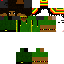 Minecraft skin texture, 64x64 pixels