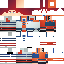 Minecraft skin texture, 64x64 pixels