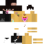 Minecraft skin texture, 64x64 pixels