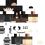 Minecraft skin texture, 64x64 pixels