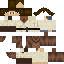 Minecraft skin texture, 64x64 pixels