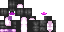 Minecraft skin texture, 64x32 legacy pixels