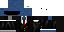 Minecraft skin texture, 64x32 legacy pixels