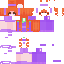 Minecraft skin texture, 64x64 pixels