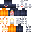 Minecraft skin texture, 64x64 pixels