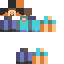 Minecraft skin texture, 64x64 pixels