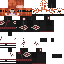Minecraft skin texture, 64x64 pixels