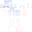 Minecraft skin texture, 64x64 pixels