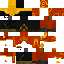 Minecraft skin texture, 64x64 pixels