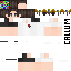 Minecraft skin texture, 64x64 pixels