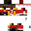 Minecraft skin texture, 64x64 pixels