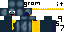 Minecraft skin texture, 64x32 legacy pixels