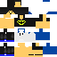 Minecraft skin texture, 64x64 pixels