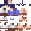 Minecraft skin texture, 64x64 pixels