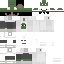 Slim Minecraft skin texture, 64x64 pixels