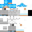 Minecraft skin texture, 64x64 pixels