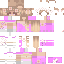 Minecraft skin texture, 64x64 pixels