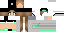 Minecraft skin texture, 64x32 legacy pixels