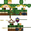 Minecraft skin texture, 64x64 pixels