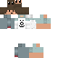Minecraft skin texture, 64x64 pixels