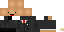 Minecraft skin texture, 64x32 legacy pixels