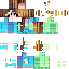 Minecraft skin texture, 64x64 pixels