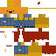 Minecraft skin texture, 64x64 pixels
